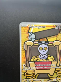 Pokemon: Gimmighoul Illustration Rare (IR) 198/182 Paradox Rift - Image 4