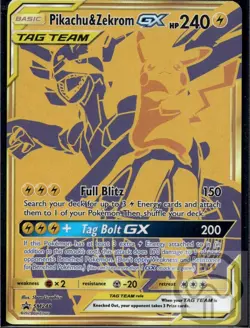 Pikachu & Zekrom GX - SM248 Holo P Sun & Moon Promo Pokemon NM/M - Image 3