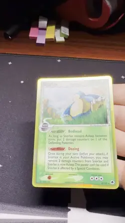 LP | Snorlax δ Species 10/101 Pokemon EX Dragon Frontiers Reverse Holo - Image 2