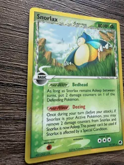 LP | Snorlax δ Species 10/101 Pokemon EX Dragon Frontiers Reverse Holo - Image 5