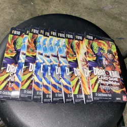 FB10 Dragon Ball Sleeved Booster Pack Lot Of 10 - Image 1