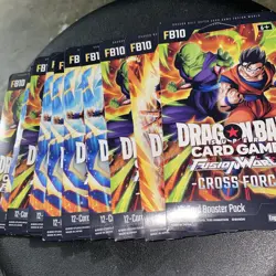 FB10 Dragon Ball Sleeved Booster Pack Lot Of 10 - Image 2
