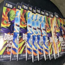 FB10 Dragon Ball Sleeved Booster Pack Lot Of 10 - Image 3
