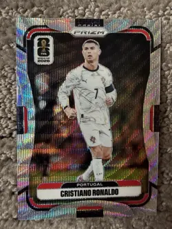 2026 Panini Prizm FIFA World Cup Cristiano Ronaldo Silver Wave Prizm Portugal - Image 1