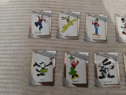 Mickey & Friends 2023 Topps Chrome Disney 100 Off The Page SP 1-10 Full Set - Image 2
