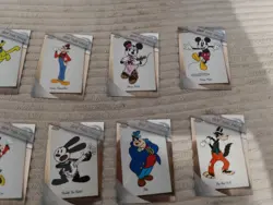 Mickey & Friends 2023 Topps Chrome Disney 100 Off The Page SP 1-10 Full Set - Image 3