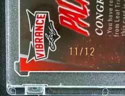 2023 Leaf Vibrance STEPHEN CURRY AUTO /12 - The Paladins #TP-SC1 - Image 2