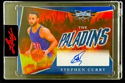 2023 Leaf Vibrance STEPHEN CURRY AUTO /12 - The Paladins #TP-SC1 - Image 3
