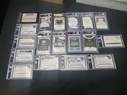 Lot Of (18) Slabs (5)PSA 10's (9)PSA 9's (1)PSA 6 (1)PSA DNA Auto (2) BGS 9.5/10 - Image 2