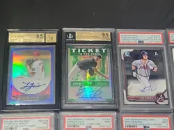 Lot Of (18) Slabs (5)PSA 10's (9)PSA 9's (1)PSA 6 (1)PSA DNA Auto (2) BGS 9.5/10 - Image 3