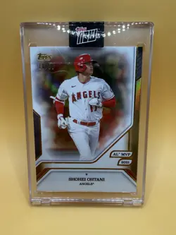 2025 Topps MVP Collection Shohei Ohtani AL MVP 2021 Gold Foil /50 #5 ANGELS - Image 1