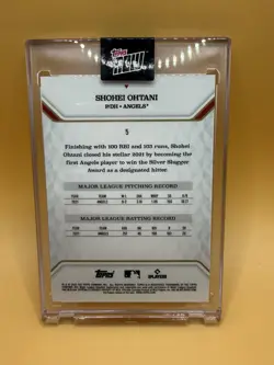 2025 Topps MVP Collection Shohei Ohtani AL MVP 2021 Gold Foil /50 #5 ANGELS - Image 2