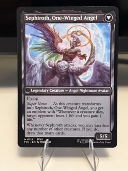 MTG Final Fantasy: Sephiroth, Fabled SOLDIER - M 0115 - NM - NON FOIL - Image 2