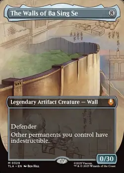 MTG - The Walls of Ba Sing Se - Avatar: The Last Airbender - #329 - Borderless - Image 1