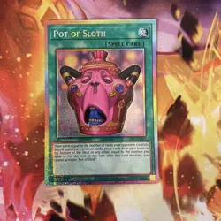 Yugioh Pot of Sloth CORI-EN061 Starlight Rare 1st Ed NM - Image 1