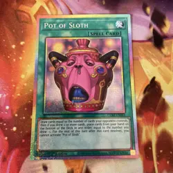 Yugioh Pot of Sloth CORI-EN061 Starlight Rare 1st Ed NM - Image 3