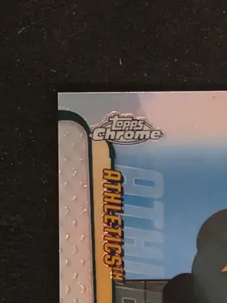 2025 Topps Chrome Disney Mickey Mouse Oakland A's SSP MLBH-7 MLB Fresh Pull - Image 4