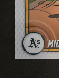 2025 Topps Chrome Disney Mickey Mouse Oakland A's SSP MLBH-7 MLB Fresh Pull - Image 5