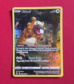 The Pokemon Company Bidoof GG29/GG70 Crown Zenith GG UR Full Art Holo EN - Image 1