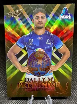 2026 NRL LEAGUE HEROES DALLY M GOLD PREDICTOR - Alofiana Khan Pereira - Titans - Image 1