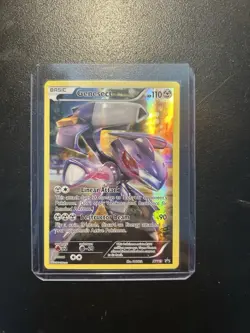 Pokemon TCG Genesect XY119 Black Star Promo Holo Foil Full Art Card MP Condition - Image 1