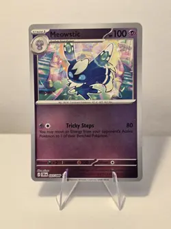 037/086 Meowstic : Reverse Holo Card : Chaos Rising : Pokemon TCG - Image 1