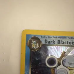 Dark Blastoise 3/82 Team Rocket Holo Rare 70 HP Pokemon TCG Card 2000 EN - Image 4