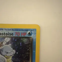 Dark Blastoise 3/82 Team Rocket Holo Rare 70 HP Pokemon TCG Card 2000 EN - Image 5