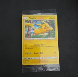 Pikachu SM04 Black Star Promo Sealed Non Holo - Image 1
