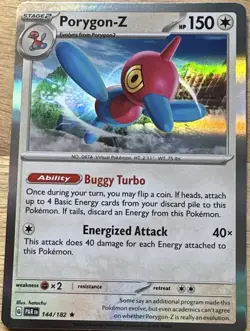 Porygon-Z - 144/182 - Holo Rare - Paradox Rift - NM/M Pokemon Card - Image 1