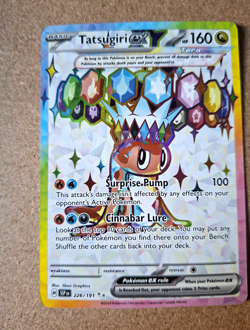 Pokemon TCG Tatsugiri ex 226/191 Surging Sparks UR Full Art Holo EN - Image 1