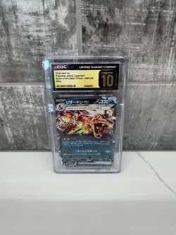 The Pokemon Company CGC 10 Charizard ex 066/108 Ruler of the Black Flame Holo - Image 1
