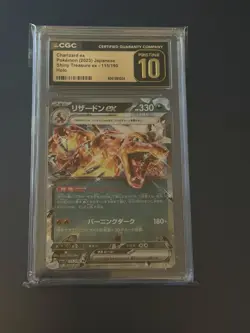 Charizard ex 066/108 Ruler of the Black Flame Holo (JP) CGC Pristine 10 🔥 - Image 1