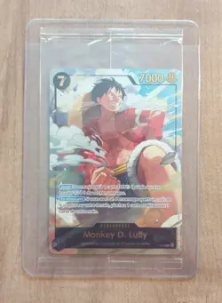 SEALED Gold Promo Japan Expo - Monkey.D.Luffy P-075 - One Piece Card Game OP TCG - Image 1
