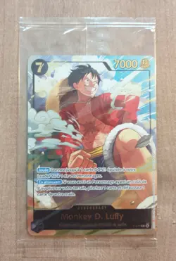 SEALED Gold Promo Japan Expo - Monkey.D.Luffy P-075 - One Piece Card Game OP TCG - Image 3