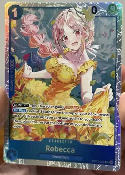 Rebecca OP15-053 Adventure on Kami's Island One Piece TCG Foil NM - Image 2