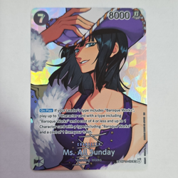 Bandai One Piece CCG Ms. All Sunday OP14-084 SR SP Alt Art Foil English - Image 1