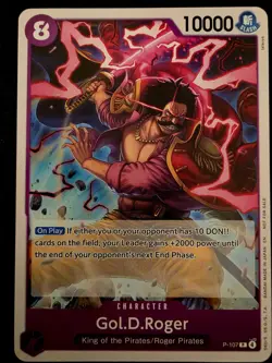 🔥Gol.D Roger Promo P-107 One Piece Card Game English 🔥 - Image 1