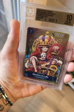 One Piece P-043 Monkey D. Luffy Foil Promo FOIL 2024 BGS 10 Pristine Exclusive - Image 3