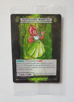 CRYPTID CAMP TCG FLATWOODS MONSTER SEALED BLISTER PACK PROMO CARD - Image 1