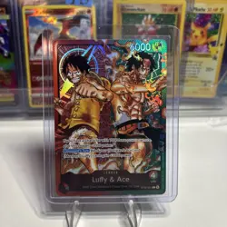 Luffy & Ace ST30-001 Leader Starter Deck EX Luffy & Ace One Piece English NM - Image 1