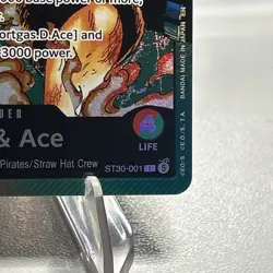 Luffy & Ace ST30-001 Leader Starter Deck EX Luffy & Ace One Piece English NM - Image 4