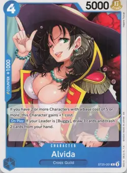 Alvida ST25-001 Common Starter Deck 25: BLUE Buggy One Piece Near Mint - Image 1