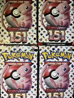 Scarlet & Violet 151 Booster Pack - 1x NEW English Factory Sealed Pokemon 2023 - Image 1