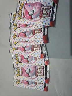Pokemon TCG Scarlet & Violet 151 Booster Pack English. Factory Sealed 9 Packet - Image 1