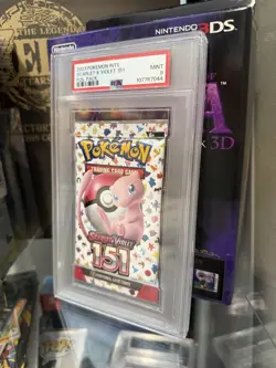 Pokemon 151 Booster Pack Sealed Graded PSA 9 Mint English Scarlet and Violet - Image 1