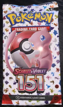 Pokemon TCG Scarlet & Violet 151 Booster Pack English Edition, Sealed - Image 1