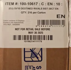 Pokemon Destined Rivals Booster Box Sealed Case Of 6 Booster Boxes - Image 2