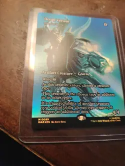 Foil Doom Variant (Borderless) 0099 (M) MTG Marvel Universe Eternal-Legal (MAR) - Image 5