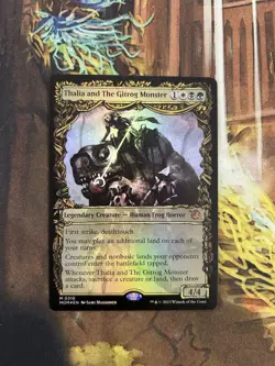 Thalia and The Gitrog Monster Showcase March of the Machine MTG NM Foil - Image 1